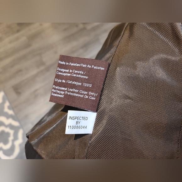 Danier Brown Leather Jacket - Picture 7 of 7
